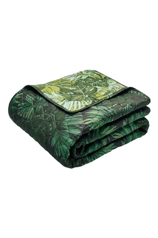 Katoensatijnen Sprei 80 Draad/cm² Junge - Groen