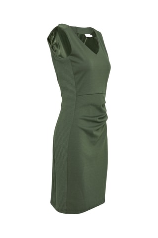 Vestido justo - Caqui