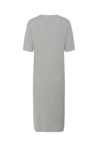 Vestido-camisola - Cinzento mesclado