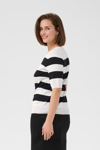 Top - Branco e preto