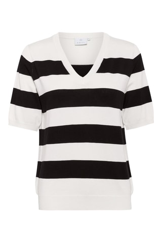 Top - Branco e preto