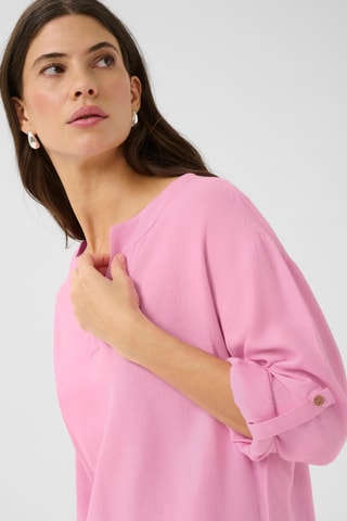 Túnica em linho - Rosa