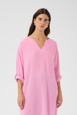 Túnica em linho - Rosa