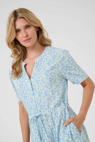 Vestido estilo patinadora - Azul-claro