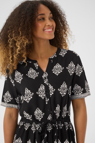 Vestido estilo patinadora - Preto