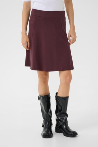 Saia estilo patinadora - Bordô