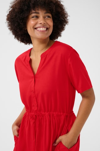 Vestido estilo patinadora - Vermelho