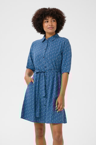 Vestido-camisa - Azul