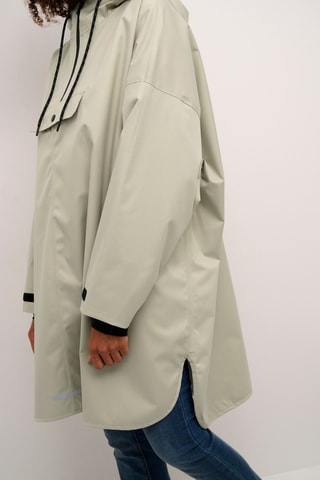 Impermeável com capuz - Bege