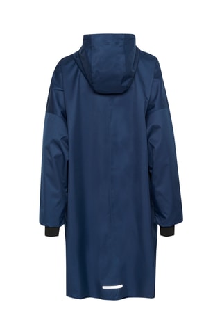 Impermeável com capuz - Azul-marinho