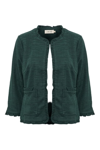 Casaco de malha - Verde-escuro mesclado