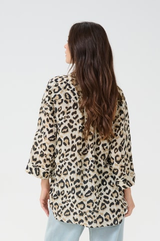 Camisa em linho - Bege