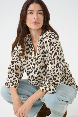 Camisa em linho - Bege