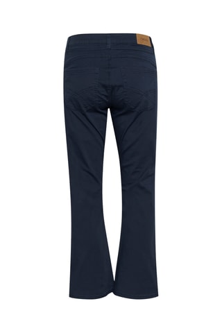 Calças bootcut 7/8 - Azul-marinho