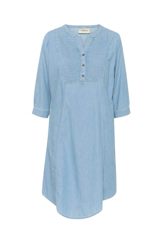 Vestido estilo patinadora de ganga - Azul-claro