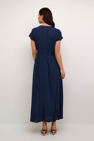 Vestido comprido - Azul-marinho