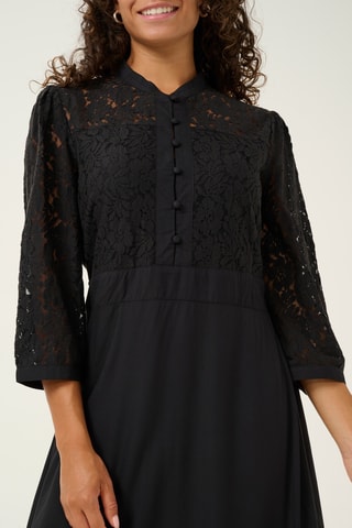 Vestido estilo patinadora - Preto