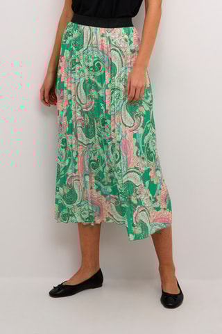 Saia plissada - Verde