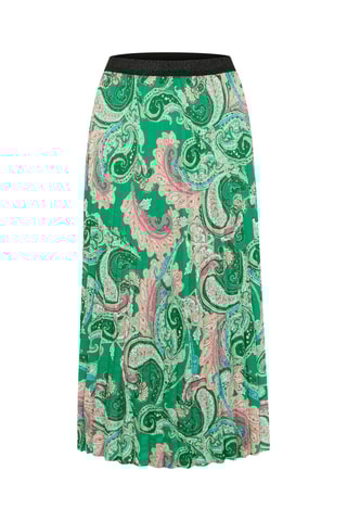 Saia plissada - Verde