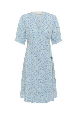 Vestido traçado - Azul-claro