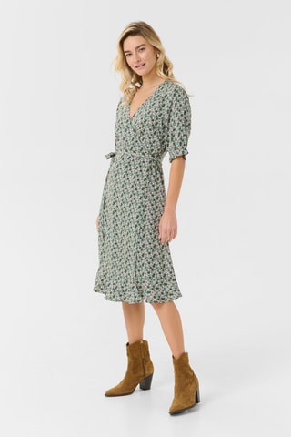 Vestido traçado - Verde