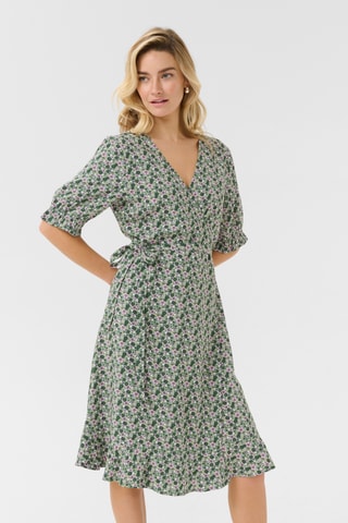 Vestido traçado - Verde