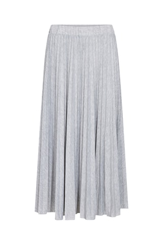 Saia plissada - Cinzento mesclado