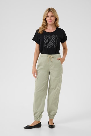 Calças cargo - Bege