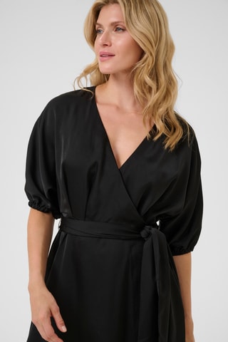 Vestido traçado - Preto