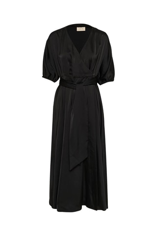 Vestido traçado - Preto