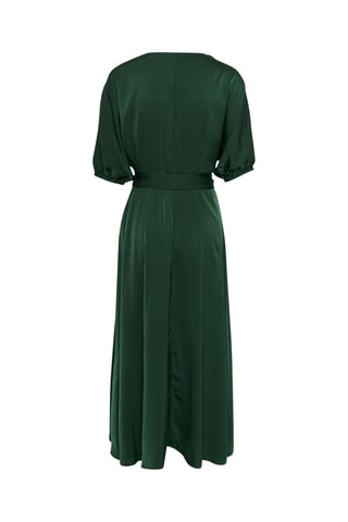 Vestido traçado - Verde-escuro