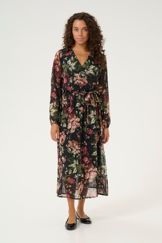 Vestido traçado - Preto