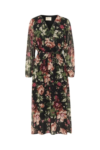 Vestido traçado - Preto