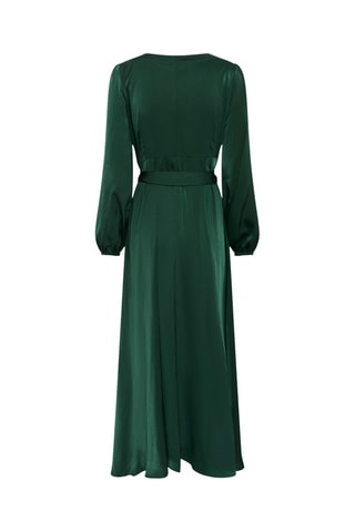 Vestido traçado - Verde-escuro