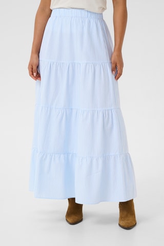 Saia comprida - Azul-claro