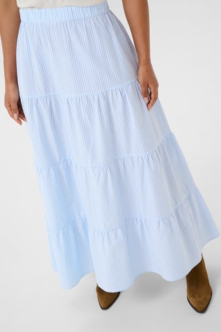 Saia comprida - Azul-claro