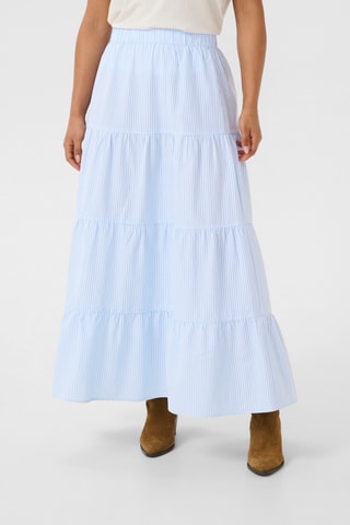 Saia comprida - Azul-claro