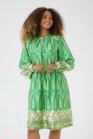 Vestido trapézio - Verde