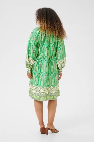 Vestido trapézio - Verde