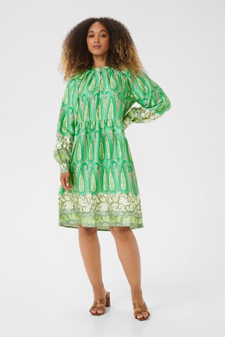 Vestido trapézio - Verde