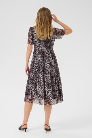 Vestido midi - Castanho