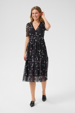 Vestido midi - Preto