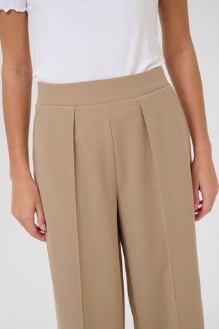 Corsários cintura subida - Bege