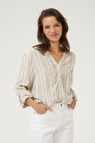 Blusa em linho - Bege