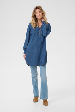 Túnica de ganga - Azul-marinho