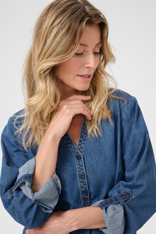 Túnica de ganga - Azul-marinho