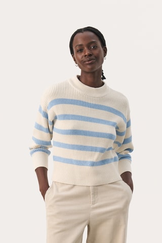 Camisola em algodão biológico - Cru