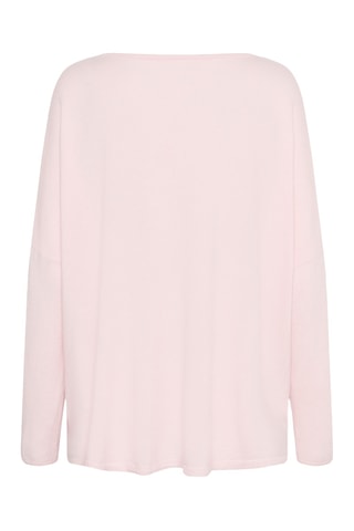 Camisola em lã e caxemira - Rosa-pálido