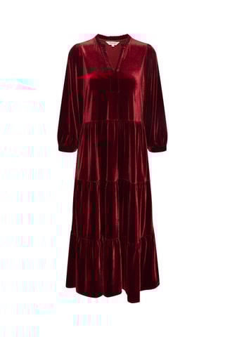 Vestido midi - Bordô