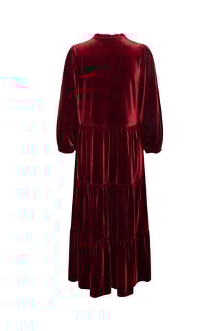 Vestido midi - Bordô